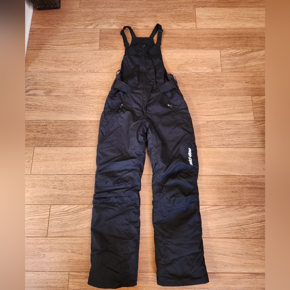 Ski-Doo Snowmobile Voyager Highpants Snow Bibs Pants Black Small
